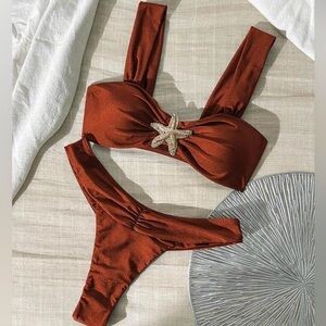 NEW Chic Bikini Set with Starfish Accent